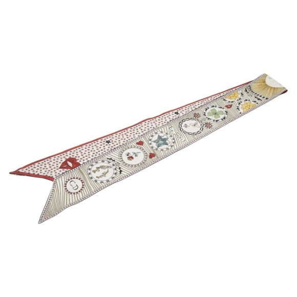 Christian Dior Dior Mitzah Tarot Sun Scarf/Muffler Multicolor Silk Women's